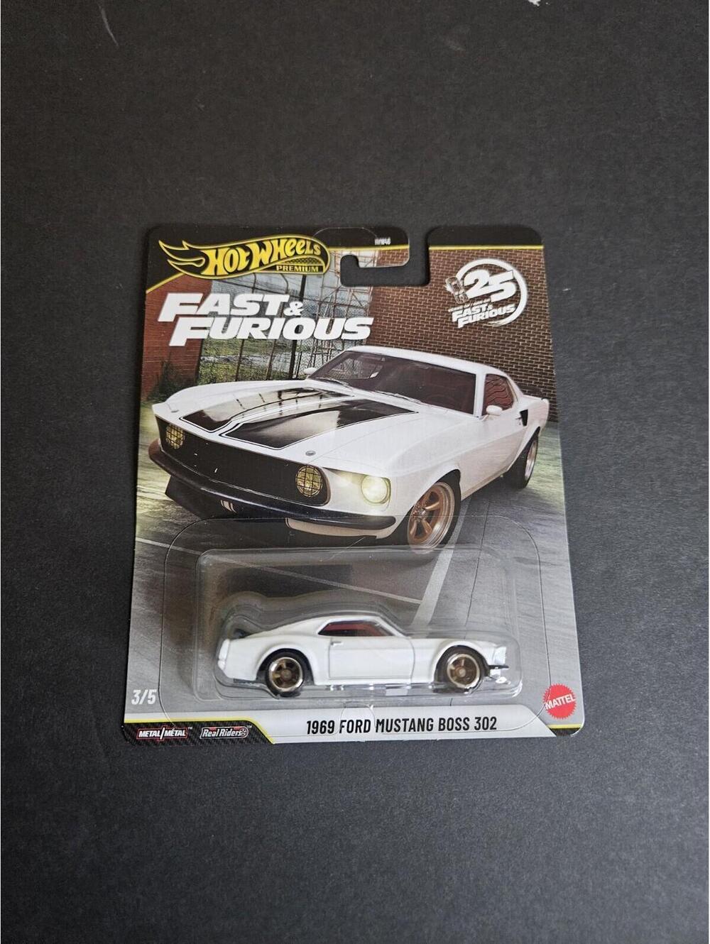 Hot Wheels Fast & Furious 1969 Ford Mustang BOSS 25th Anniversary